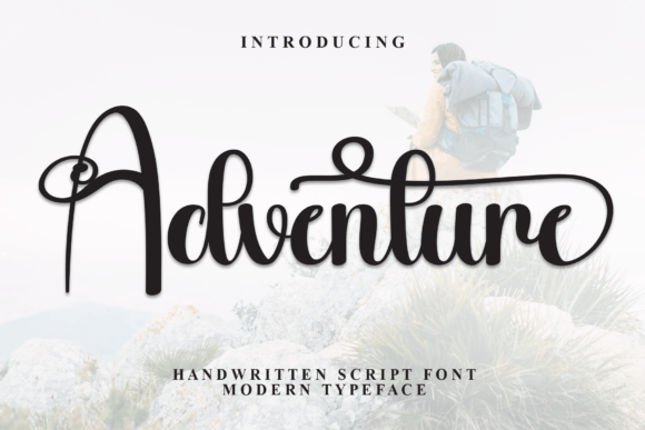Adventure Font: A Handcrafted Typeface for Heartfelt Designs