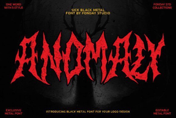 Anomaly Font: When Your Design Needs to Scream