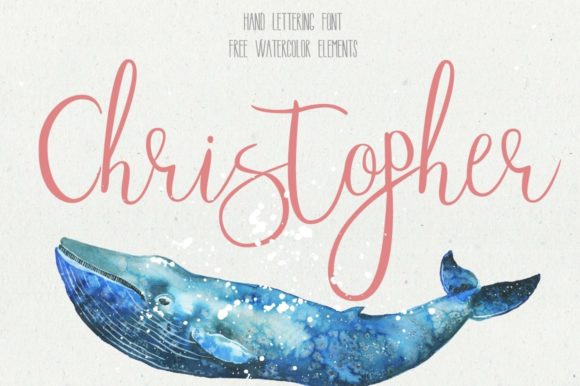 Christopher Font: A Handwritten Touch with Artistic Flair