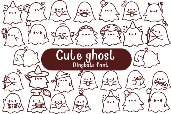 Cute Ghost Font: A Playful Twist for Halloween and Beyond