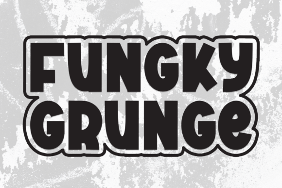 Fungky Grunge Font: Injecting Raw Attitude into Your Design Work