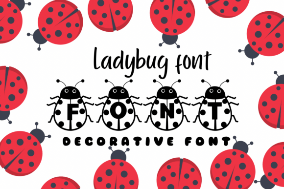 Infuse Charm into Your Brand with Ladybug Font