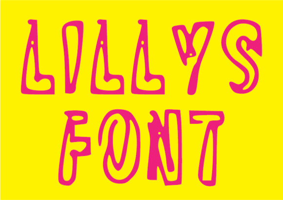 Lilly's Font: A Playful Typeface for Whimsical Projects