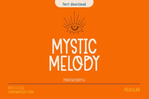 Mystic Melody Font: A Modern Handwritten Typeface for Creative Projects