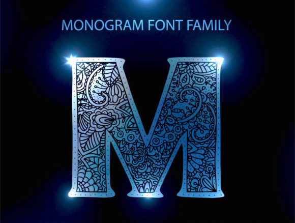 Ornate Details: Unlocking the Monogram Font Family