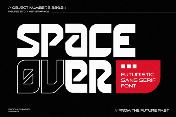 Space Over Font: A Futuristic Sans-Serif for Modern Design