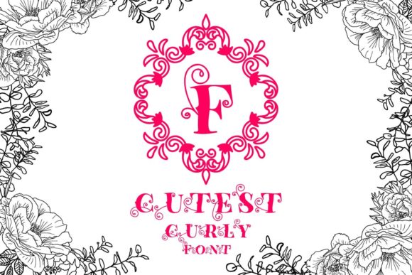 Why the Cutest Curly Font Monogram is a Whimsical Design Secret